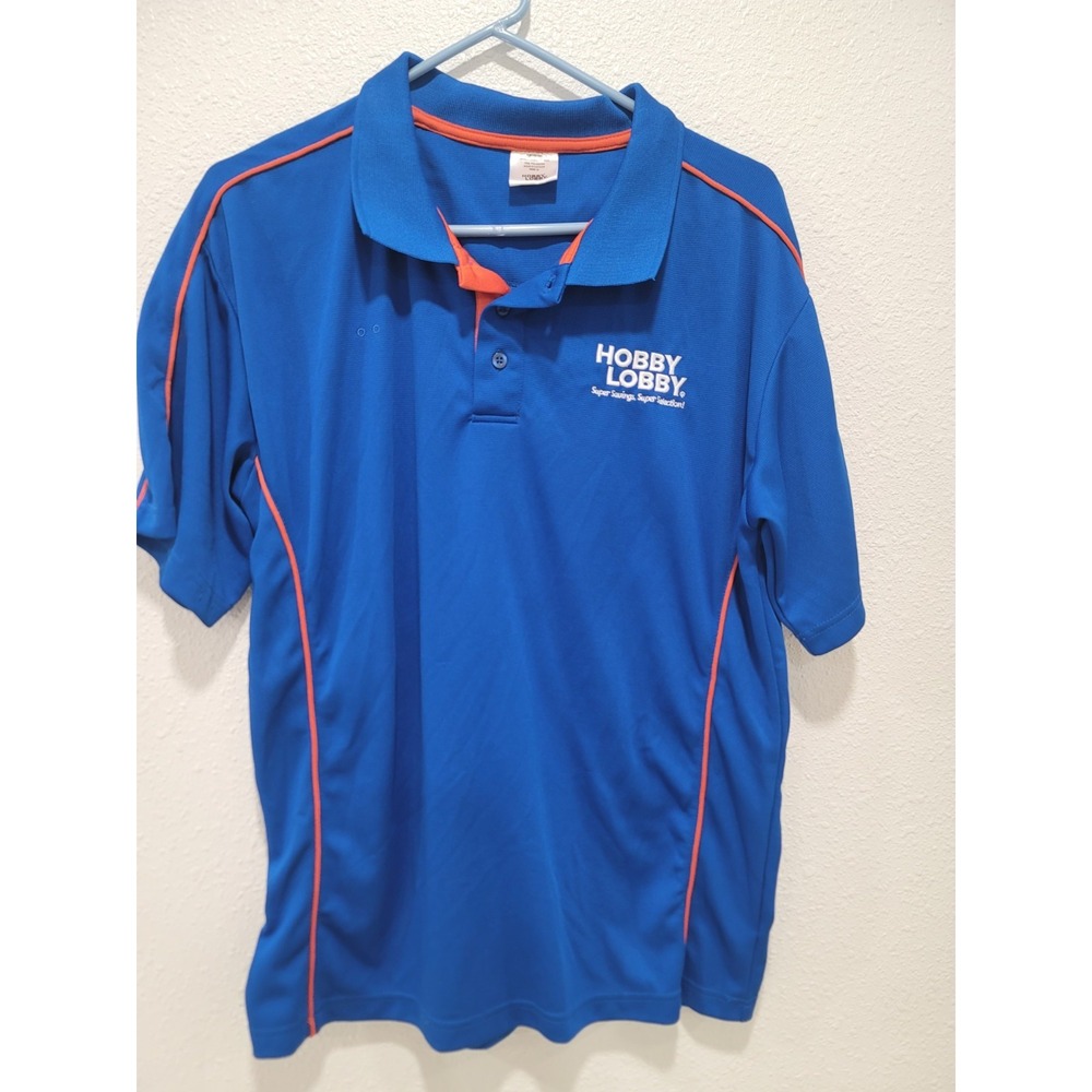 Hobby lobby polo shirt mens Medium. Craft employee shirt good condition